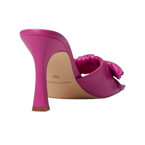 Marc Fisher Pink Bow Slide Heels Size 6.5M | New without box - Picture 7 of 9